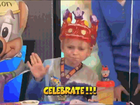 Excited Happy Birthday