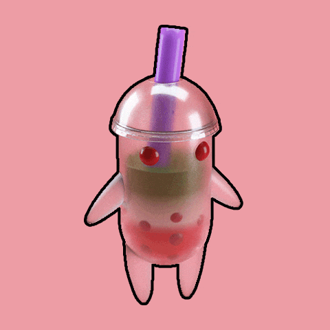 Happy Bubble Tea GIF
